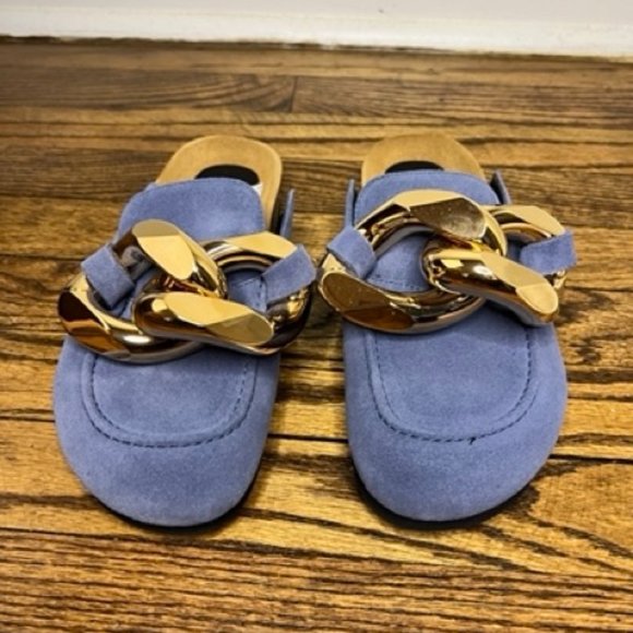 Women's JW Anderson Chain Loafer Mules - Picture 1 of 11